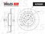 Miles K210261 Диск тормозной opel vectra c 02-/saab 9-3 02- задний с покрытием - 2