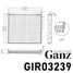 GANZ GIR03239 Фильтр салонный угольный hyundai KIA - 4