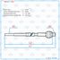 GELZER M3011SS Тяга рулевая Ford B-Max 2012-, Ford Fiesta 2008- - 1