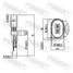 Febest 23606-016 Датчик abs | зад прав/лев | - 2