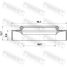 Febest 95GDW-38580913C Сальник привода 36.5x58.3x8.9x12.7 | перед лев | - 2