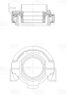 Trialli CT1906 Муфта выкл. сцеп. для а/м Toyota Hilux VII (04-) 2.5d-4d (мех.) (CT 1906) - 3