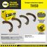 TRANSMASTER TH159 Колодки стояночного тормоза/90974 - 1