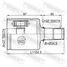 Febest 2311-T6ATLH Шрус внутренний 27x34.5x37 | перед лев | - 2