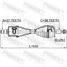 Febest 2314-T6ATLH Привод в сборе 37x646x38 | лев | - 2