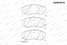 KORWIN KWBP0070 Колодки тормозные перед. Chevrolet Captiva (c100/c140) 06-/Opel Antara (l07) 06- | перед | - 2