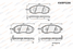 KORWIN KWBP0206 Колодки тормозные перед. Hyundai H-1/Starex 97-/Porter i 96- | перед | - 2