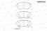 KORWIN KWBP0242 Колодки тормозные перед. Hyundai i30 (pd) 17-/Kia Ceed (jd/cd) 15-/Cerato 13- | перед | - 2