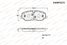 KORWIN KWBP0272 Колодки тормозные перед. Land Rover Discovery iii-iv (l319) 04-/Range Rover 02- | перед | - 2