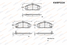 KORWIN KWBP0334 Колодки тормозные перед. Mitsubishi l200 05-/Pajero Sport II 08-/Nissan nv200 | перед | - 2