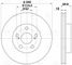 Trialli DF 084106 Диск тормозной (окраш.) | зад | - 3
