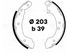 Trialli GF 4508 Колодки тормозные барабанные | зад | - 3