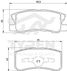 TYREN TYR1214481 Колодки тормозные дисковые | зад | - 2