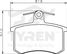 TYREN TYR1221471 Колодки тормозные дисковые | зад | - 2