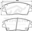 TYREN TYR1216331 Колодки тормозные дисковые | перед | - 2