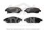 TYREN TYR1214121 Колодки тормозные дисковые | перед | - 1