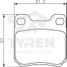TYREN TYR1217881 Колодки тормозные дисковые | зад | - 2
