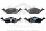 TYREN TYR1213421 Колодки тормозные дисковые | перед | - 1