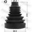 Febest 1715P-Q5T Пыльник шрус внутренний комплект 84.5x111x27.5 - 2