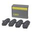 GANZ GIJ09292 Колодки передние honda civic (ej, EK sed+3hb) (1995-2001) 1.6 - 1