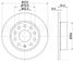 Trialli DF 278s Диск тормозной для автомобилей Skoda Octavia A5 (04-) / VW Golf v (03-) d=253 PRO (перфорированный / слотированный / окрашенный) | перед/зад | - 3