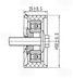 Trialli CM 6498 Ролик ГРМ для автомобилей Geely Coolray (19-)/Volvo xc40 (17-) 1.5i (опорный) - 3
