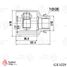 TRAFORD RING GE 1029 Шрус внутренний правый, Kia Spectra (00-) Ижевск 1.6i MT - 3