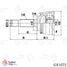 TRAFORD RING GE 1073 Шрус наружный, Hyundai Elantra XD (00-) 1.6i MT ABS (23 шлц.) - 3