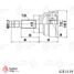 TRAFORD RING GE 1119 Шрус наружный, Kia Rio (00-) 1.5i dohc MT - 3