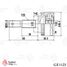TRAFORD RING GE 1125 Шрус наружный, Nissan Almera N16 (00-)/Almera Classic (06-) 1.6i/1.5i c ABS - 3