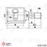 TRAFORD RING GE 1143 Шрус внутренний левый, Nissan Qashqai (06-) 1.6i 2WD - 3