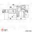 TRAFORD RING GE 1181 Шрус наружный, Hyundai Santa Fe (06-) 2.2CRDi - 3