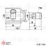 TRAFORD RING GE 1184 Шрус внутренний, Mitsubishi Colt (04-) 1.3i MT - 3