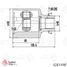 TRAFORD RING GE 1190 Шрус внутренний правый, Mazda 3 (03-) 1.6i MT - 3