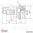 TRAFORD RING GE 1193 Шрус наружный, Mazda 6 (02-) MT ABS (32 шлц.) - 3