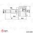 TRAFORD RING GE 1206 Шрус наружный, Mitsubishi Colt (04-) MT - 3