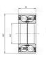 Trialli CS 0916 Подшипник ступицы передней для автомобиля Peugeot 307 (00-)/308 (07-) | перед | - 1