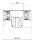 Trialli CM 6195 Ролик ГРМ для автомобилей VW Crafter (06-) 1.9d/2.5d (опорный) - 1