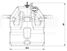 Trialli CF 200701 Суппорт тормозной для автомобилей Hyundai Tucson i (04-)/Kia Sportage II (04-) d=60мм | перед лев | - 4