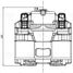 Trialli CF 200101 Суппорт тормозной для автомобилей Opel Vectra c (02-) d=57мм (для диска 28мм) | перед лев | - 4
