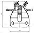 Trialli CF 208501 Суппорт тормозной для автомобилей Suzuki SX4 i (06-) d=57мм | перед лев | - 4