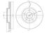 Metelli 23-0402 Диск тормозной | перед | - 1