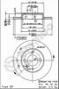 Brembo 08.4177.10 Диск тормозной Standard | перед | - 1