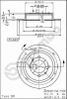 Brembo 08.6899.10 Диск тормозной Standard | зад | - 1