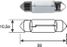 Magneti Marelli 009461100000 Лампа с10w 12V min10 - 2