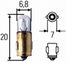 Hella 8GP 002 066-241 Лампочка 24V 3W BA7s HCV - 1