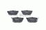 Bosch 0 986 424 418 Колодки тормозные дисковые | зад | - 2
