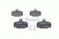 Bosch 0 986 460 993 Колодки тормозные дисковые | зад | - 4