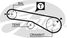 Gates K015074XS Комплект ремня ГРМ - 1