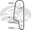 Gates K015427XS Комплект ремня ГРМ - 1